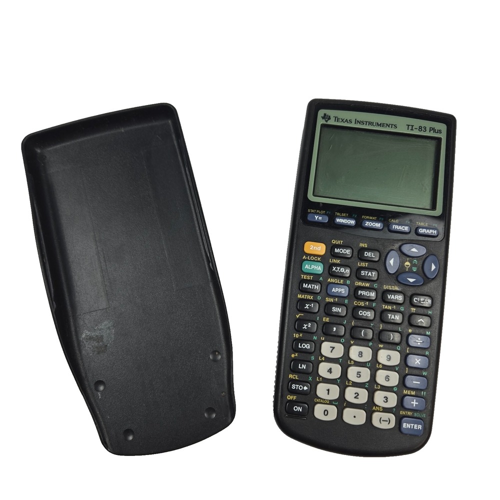 Texas Instruments TI-83 Plus Graphing Calculator With Manual Tested And Works - Picture 2 of 5
